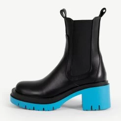 RAID Region Ankle Boot In Blue -Chic Shoes Shop Region Black Blue 4