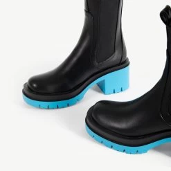 RAID Region Ankle Boot In Blue -Chic Shoes Shop Region Black Blue 5