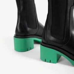 RAID Region Ankle Boot In Green 16 RAID Region Ankle Boot In Green -Chic Shoes Shop Region Black Green 5