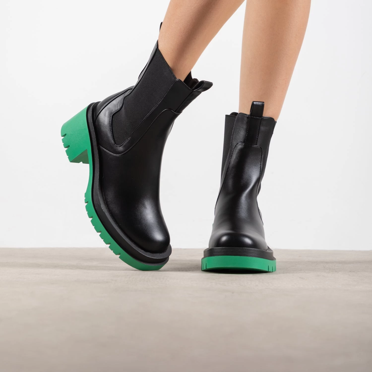 RAID Region Ankle Boot In Green 3 RAID Region Ankle Boot In Green