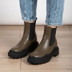 RAID Reyan Ankle Boot In Khaki