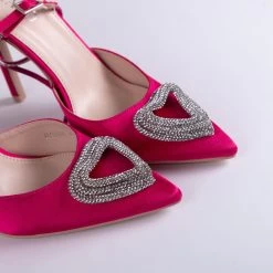 RAID Roana Stiletto Pump In Pink Satin 12 RAID Roana Stiletto Pump In Pink Satin -Chic Shoes Shop Roana Pink 4