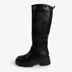 RAID Ryder Wide Fit Chunky Long Boot In Black -Chic Shoes Shop Ryder Black 1 78602fac 4bfa 4266 ba6c d72b4bff173d