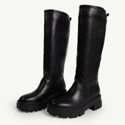 RAID Ryder Wide Fit Chunky Long Boot In Black -Chic Shoes Shop Ryder Black 2 be2f3d65 89ba 406e b66d 86e0dac7ee07