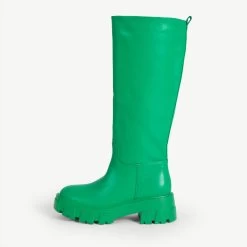 RAID Ryder Chunky Long Boot In Green -Chic Shoes Shop Ryder Green 4 8babf2f8 24ae 4f24 a3e6 90683ff49cea