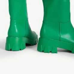 RAID Ryder Chunky Long Boot In Green -Chic Shoes Shop Ryder Green 5 45e4b8c4 2c41 4d18 8be4 af44f782fd9b