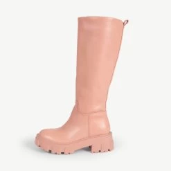 RAID Ryder Chunky Long Boot In Pink -Chic Shoes Shop Ryder Pink 4