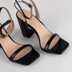 RAID Sabina Block Heeled Sandal In Black -Chic Shoes Shop Sabina Black 4