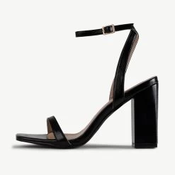 RAID Sabina Block Heeled Sandal In Black -Chic Shoes Shop Sabina Black 5