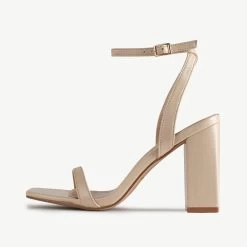 RAID Sabina Block Heeled Sandal In Nude 13 RAID Sabina Block Heeled Sandal In Nude -Chic Shoes Shop Sabina Nude 5