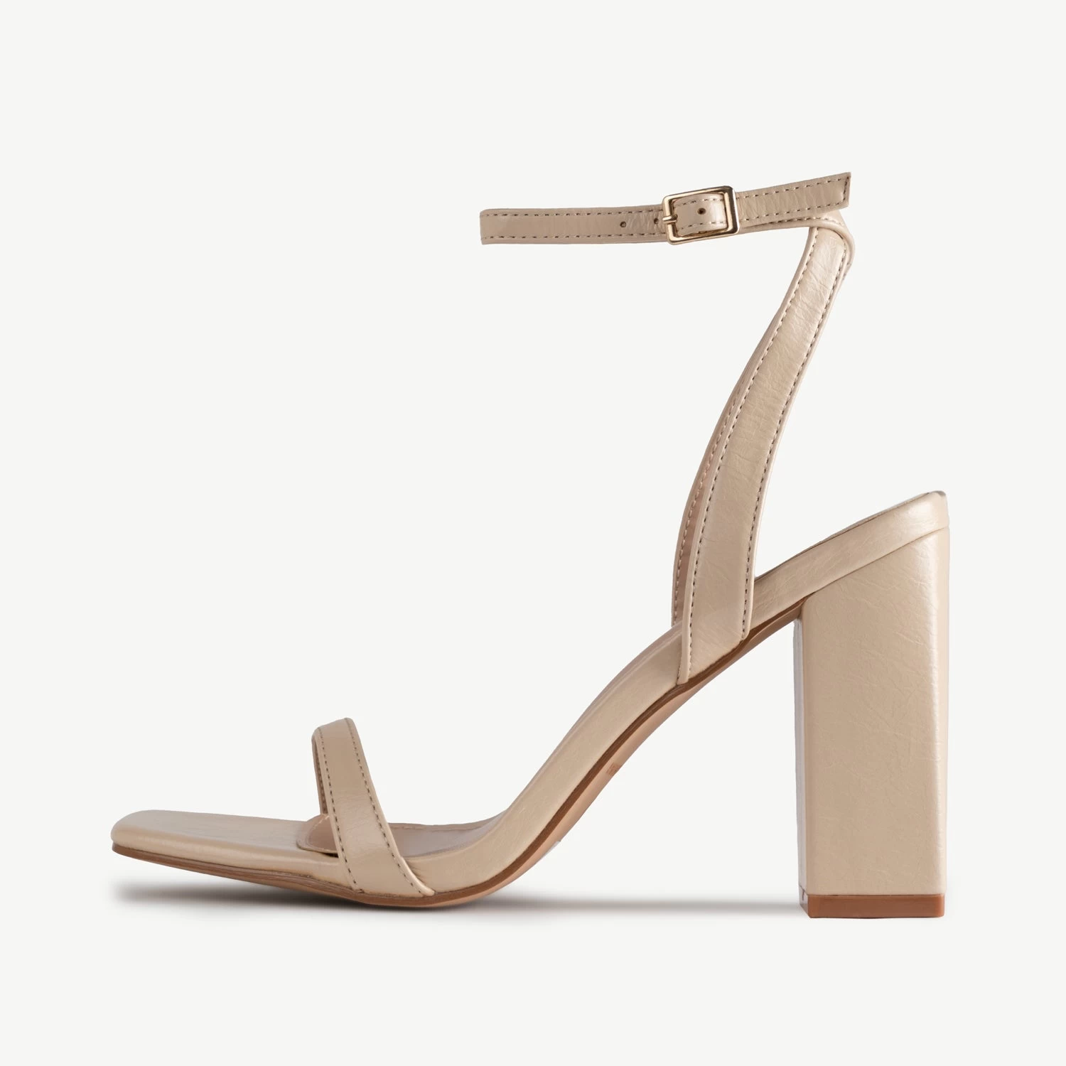 RAID Sabina Block Heeled Sandal In Nude 8 RAID Sabina Block Heeled Sandal In Nude - Image 6