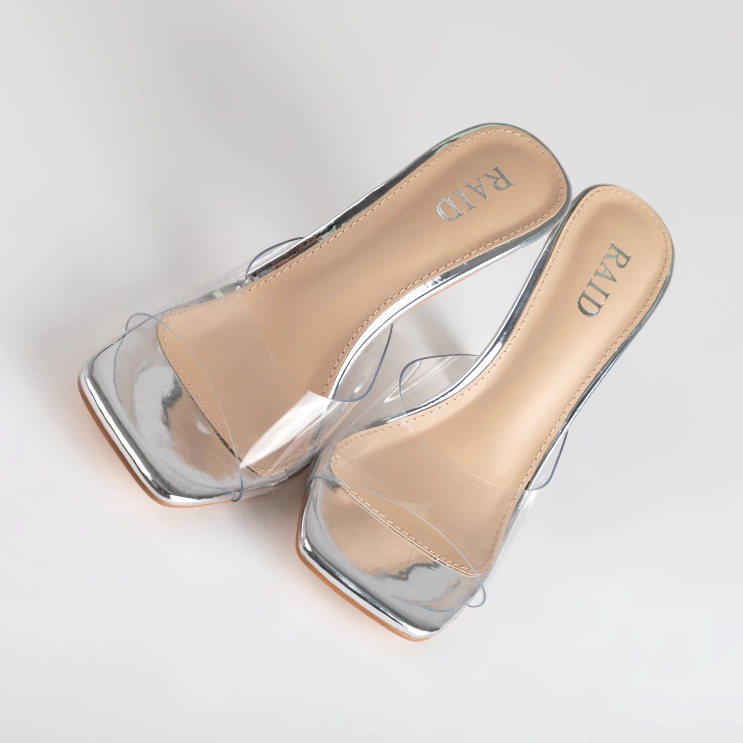 RAID Sailor Heeled Mule In Silver 7 RAID Sailor Heeled Mule In Silver - Image 5