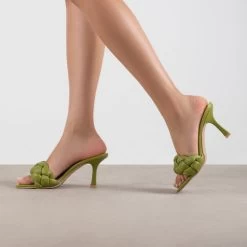 RAID Sandra Padded Mule In Apple Green -Chic Shoes Shop Sandra Apple Green 3 8a54e9dd ab9d 4830 8808 790687a3091e
