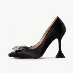 BEBO Savvy Court Heel In Black -Chic Shoes Shop Savvy Black 4