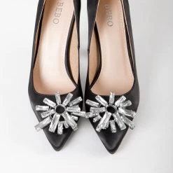 BEBO Savvy Court Heel In Black -Chic Shoes Shop Savvy Black 5