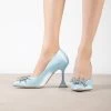 BEBO Savvy Court Heel In Light Blue -Chic Shoes Shop Savvy Blue 1