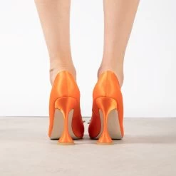 BEBO Savvy Court Heel In Orange -Chic Shoes Shop Savvy Orange 3