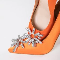 BEBO Savvy Court Heel In Orange -Chic Shoes Shop Savvy Orange 5
