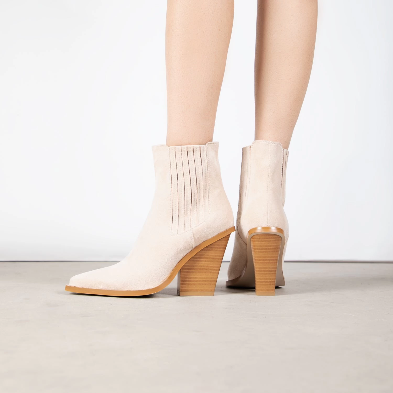 RAID Scorpio Ankle Boot In Nude 6 RAID Scorpio Ankle Boot In Nude - Image 4