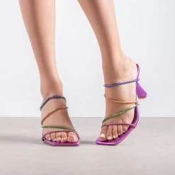 RAID Seanna Heeled Mule In Purple 10 RAID Seanna Heeled Mule In Purple -Chic Shoes Shop Seana Purple 1