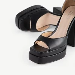 RAID Sheryl Platform Heel In Black -Chic Shoes Shop Sherly Black 5