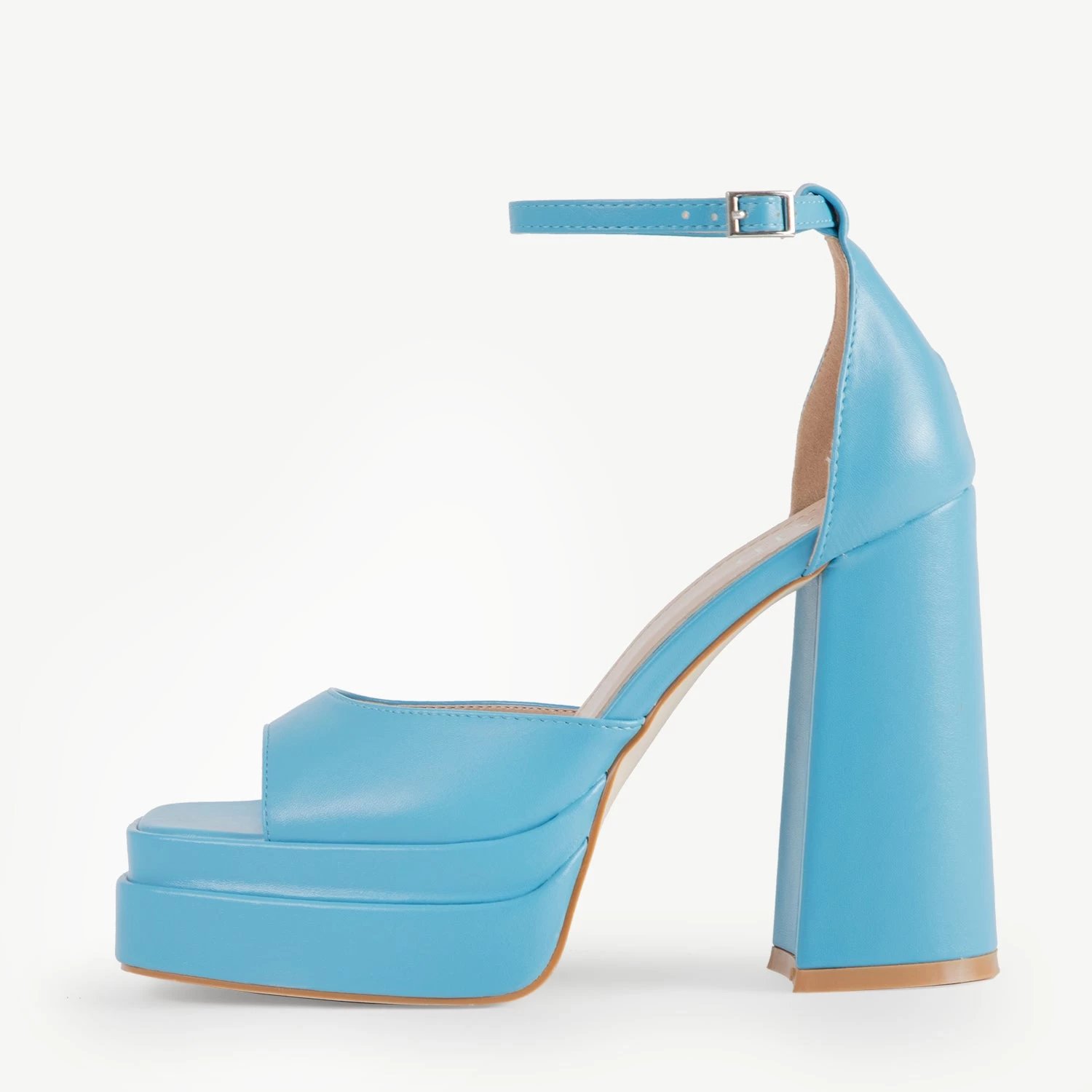 RAID Sheryl Platform Heel In Blue 8 RAID Sheryl Platform Heel In Blue - Image 6
