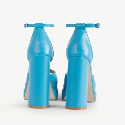 RAID Sheryl Platform Heel In Blue 12 RAID Sheryl Platform Heel In Blue -Chic Shoes Shop Sherly Blue 5