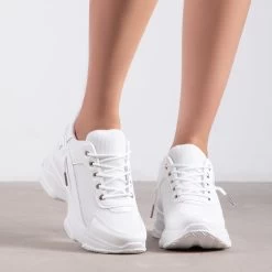 RAID Shyna Chunky Trainers In White -Chic Shoes Shop Shyna White 1