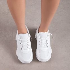 RAID Shyna Chunky Trainers In White -Chic Shoes Shop Shyna White 3