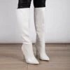RAID Sonny Wide Fit Stiletto Heeled Boot In White 2 RAID Sonny Wide Fit Stiletto Heeled Boot In White -Chic Shoes Shop Sonny White 2