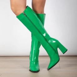 RAID Sphere Long Boot In Green -Chic Shoes Shop Sphere Green 2