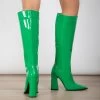 RAID Sphere Long Boot In Green -Chic Shoes Shop Sphere Green 3