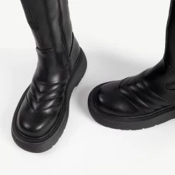 RAID Sylvie Chunky Long Boot In Black -Chic Shoes Shop Sylvie Black 6