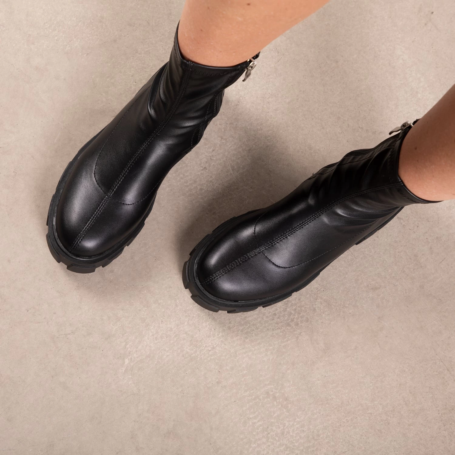 RAID Tackle Chunky Ankle Boot In Black 6 RAID Tackle Chunky Ankle Boot In Black - Image 4