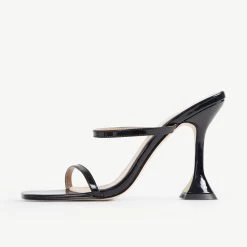 RAID Treesa Heeled Mule In Black 11 RAID Treesa Heeled Mule In Black -Chic Shoes Shop Treesa Black 4