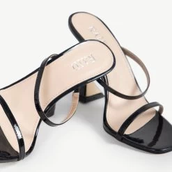 RAID Treesa Heeled Mule In Black 10 RAID Treesa Heeled Mule In Black -Chic Shoes Shop Treesa Black 5