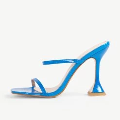 RAID Treesa Heeled Mule In Blue -Chic Shoes Shop Treesa Blue 4