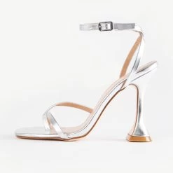 BEBO Trevia Sandal In Silver 15 BEBO Trevia Sandal In Silver -Chic Shoes Shop Trevia Silver 5