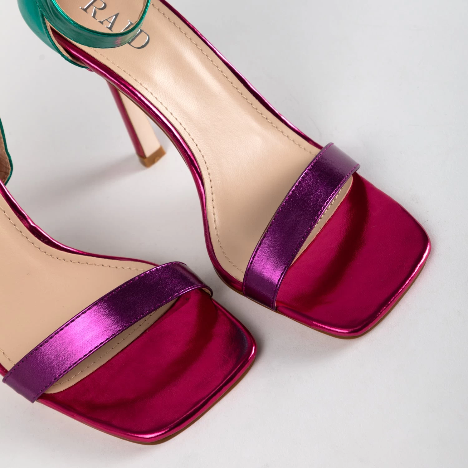 RAID Tysha Heeled Sandal In Pink Multi 7 RAID Tysha Heeled Sandal In Pink Multi - Image 5