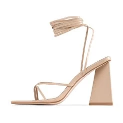 RAID Vedika Lace Up Block Heel In Nude 13 RAID Vedika Lace Up Block Heel In Nude -Chic Shoes Shop Vedika Nude 5 ca7e8b5a ac8f 42d7 8692 298c0335b944