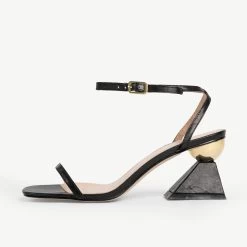 RAID Avelyn Wide Fit Block Heel In Black -Chic Shoes Shop WF Avelyn Black 1