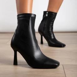 RAID Colbie Wide Fit Ankle Boot In Black -Chic Shoes Shop WF Colbie Black 4