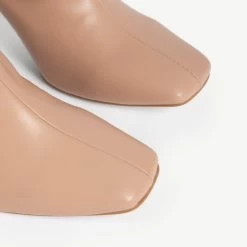 RAID Colbie Wide Fit Ankle Boot In Nude -Chic Shoes Shop WF Colbie Nude 5