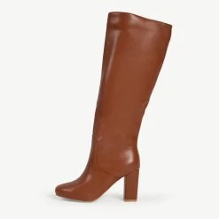 RAID Dileni Wide Fit Long Boot In Tan 10 RAID Dileni Wide Fit Long Boot In Tan -Chic Shoes Shop WF Dilen Tan 1