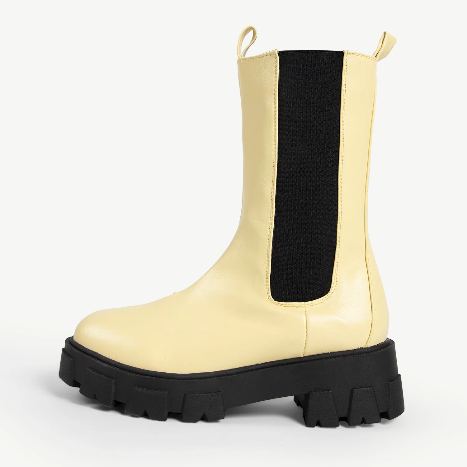 RAID Ellery Wide Fit Chunky Boot In Butter Yellow 6 RAID Ellery Wide Fit Chunky Boot In Butter Yellow - Image 5