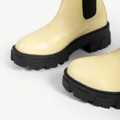 RAID Ellery Wide Fit Chunky Boot In Butter Yellow 9 RAID Ellery Wide Fit Chunky Boot In Butter Yellow -Chic Shoes Shop WF Ellery Yellow 5