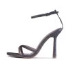 RAID Willia Heeled Sandal In Silver Glitter