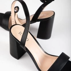 RAID Wink Block Heeled Sandal In Black 12 RAID Wink Block Heeled Sandal In Black -Chic Shoes Shop Wink Black 4