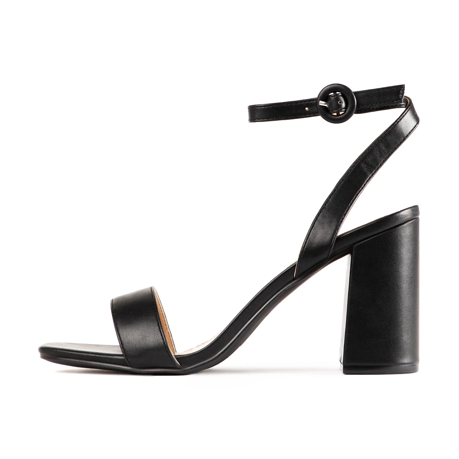 RAID Wink Block Heeled Sandal In Black 8 RAID Wink Block Heeled Sandal In Black - Image 6