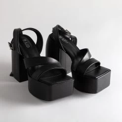 RAID Zaina Platform Sandal In Black -Chic Shoes Shop Zaina Black 5